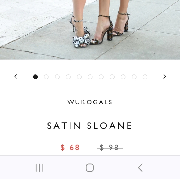 Wuko Gals~ Satin like long sleeve pearl buttons down, sand midi dress, Sz XS - Picture 13 of 13